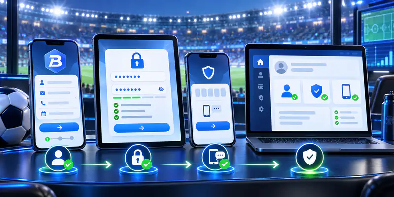 Minh họa đăng ký, đăng nhập và sử dụng ứng dụng BET88 trên nhiều thiết bị